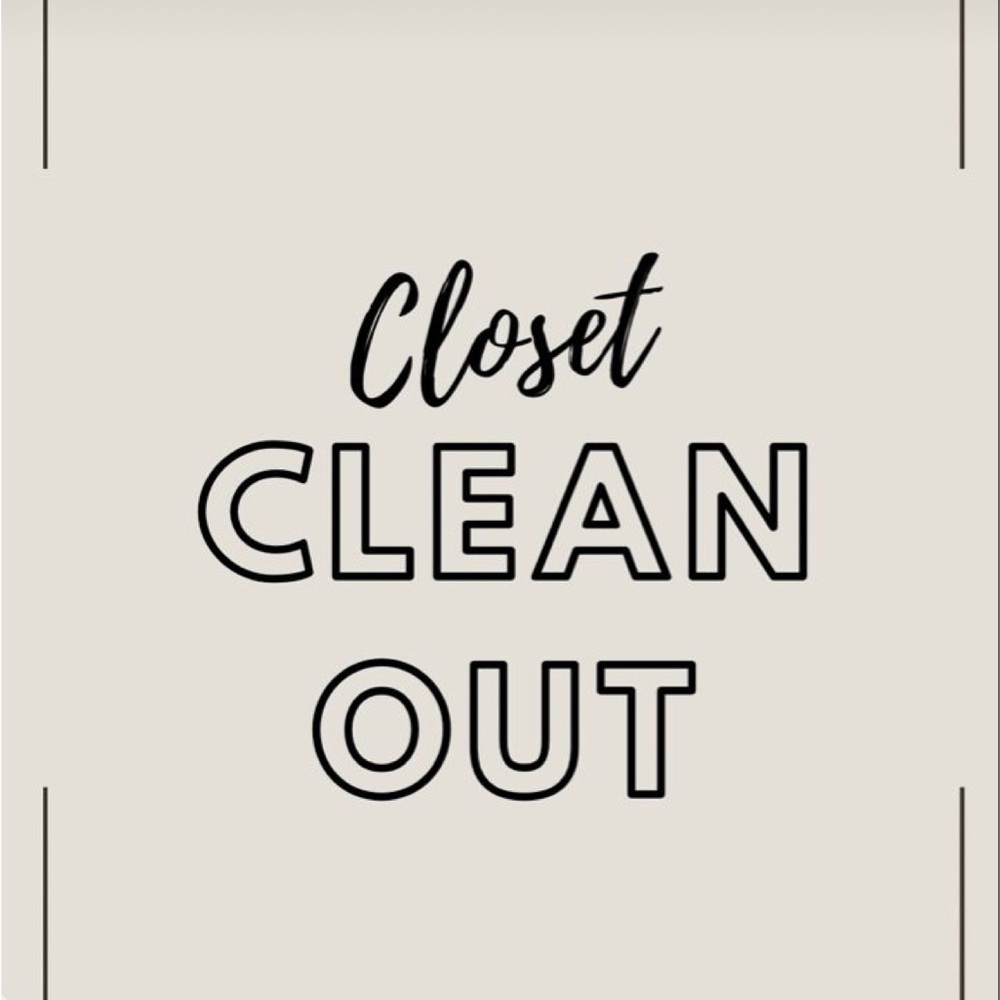 Closet Clean Out!